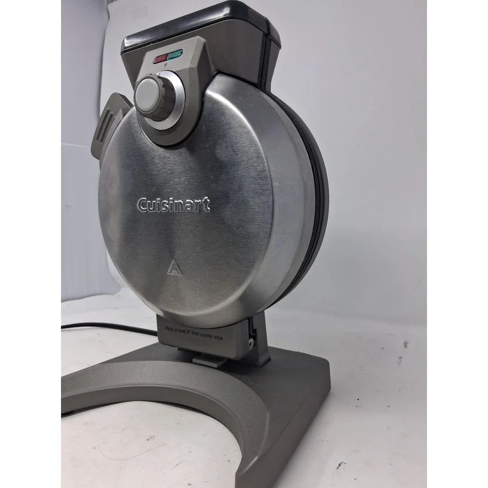 Cuisinart WAF-V100 Vert Waffle Maker Silver Stainless Steel 5-Setting Nonstick K